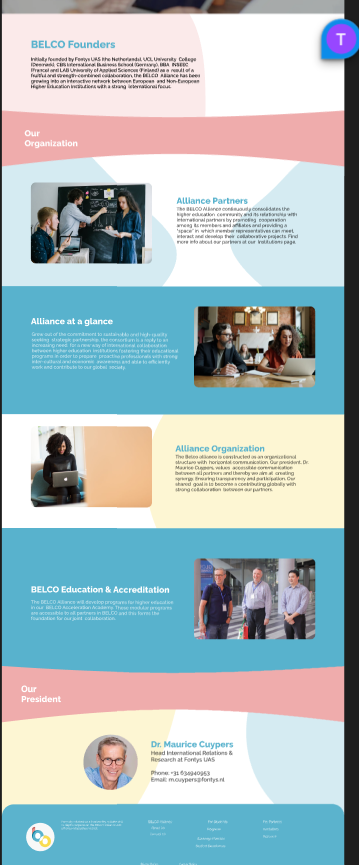 second iteration of about us page